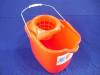 plastic mop bucket with wheel