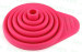 Collapsible Silicone Rubber funnels space saving.