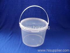 2013 plastic buckets with handle and lids