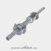 Flange Double Nuts Ball Screw