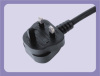 3*0.5-0.75 H03VV-F H05VV-F UK Power cord with 3 pin plug