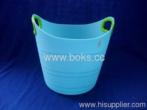 2013 blue mini plastic ice buckets with handle