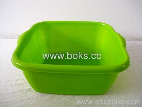 green custom plastic fruit buckets