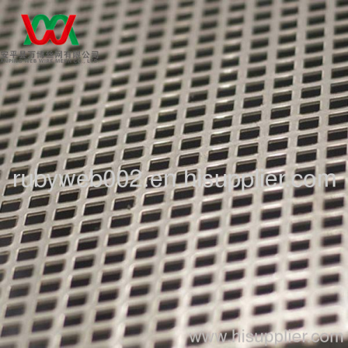 square holes straight perforated metal