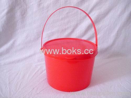 2013 round plastic buckets with handle