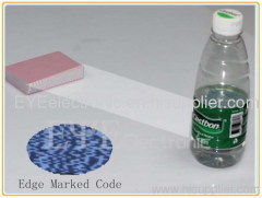 Drinking watter bottle lens for poker analyzer