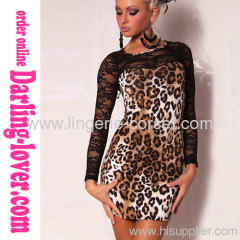 Sexy Leopard Lace Clubwear