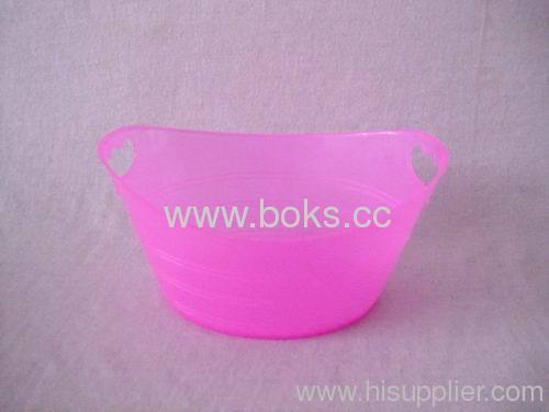 2013durable pink plastic mini ice buckets