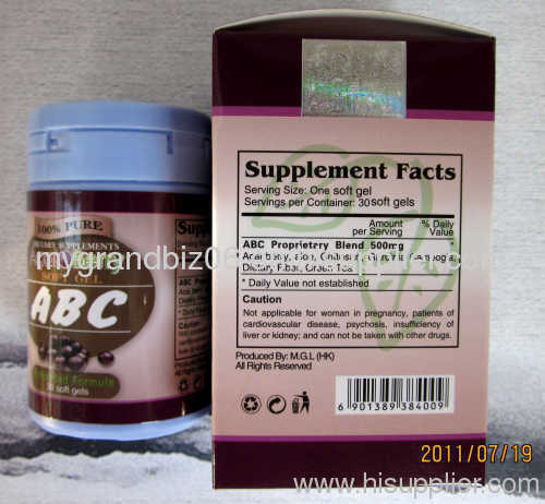 ABC acai berry slim capsule,weight loss capsule