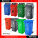 plastic recycled trash bin