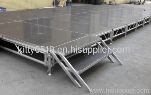 Factory Direct Marketing Plywood Aluminium Stage or steel stage / Mobile stage with Adjustable Height