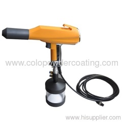 powder spray gun for laboratory testing