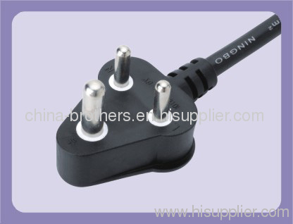 South Africa standard SABS 3-pin power plug