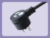 Australia 3-pole 7.5-10A power supply cord SAA approved Electrical Plug