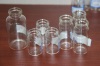 High transparent glass vials