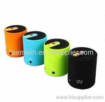 Portable Mini Speakers for Mobile, iPod, iPhone and more, 5V DC Input Voltage, 2W Output Power