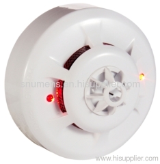 2-Wire Analogue Addressable Combined Optical Smoke and Heat Detector with Remote Indicator