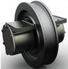 Tubeless Forged Carbon Steel Crane Wheels , Transfer Cars