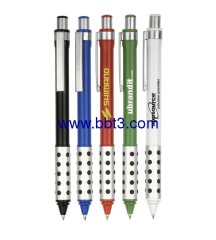 Promotional ballpen with special dot rubber grip