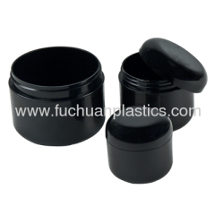 Clear polyethylene plastics jars