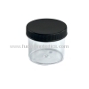 Clear polyethylene plastics jars