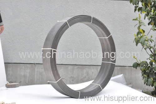 Transition layer for hardf acing continuous roll