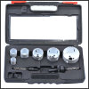 8pcs Electrican's Kit Sizes:7/8" 1-1/8" 1-3/8" 1-3/4" 2" 2-11/16"(22-29-35-44-51-68mm) 2 Mandrels