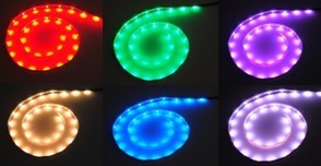 RGB flexible LED Strip light 12v for car