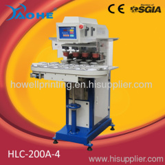4 color ink cup tagless garment label printing machine