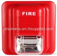 Fire alarm sounder and light