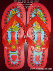 Fashion pvc beach ladies's slippers sandals+ ladies slippers/sandal 6