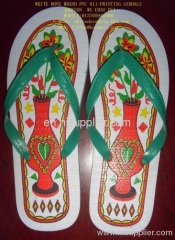 Fashion rubber/ flip flop sandal lady's slippers 6