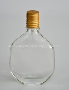 glass perfume bottle with pump sprayer