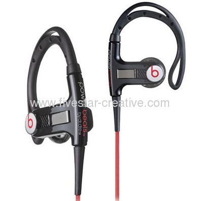 Monster Power Beats by Dr Dre Sport Earphones Headphones in Black