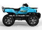 Blue Water-cooled Automatic Sport ATV Hammer Style , Carburetor