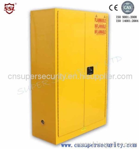 45 Gallon Construction Liquid Chemical Storage Cabinet , Double Wall