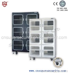 Customized Dehumidifier Electronic Dry Cabinet , RH Range 10 - 20%