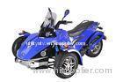 Blue Racing Tricycle ATV 250CC Single Cylinder , Three Wheels Buggy