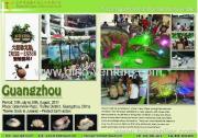 Dinosaur exhibits at Domestic Market in China.