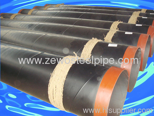 API 5L GR.A & GR.B seamless 3PE coated line pipe