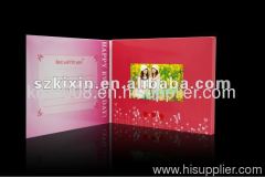 4.3 inch LCD Advertising video greeting brochure