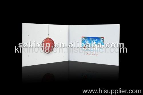 4.3 inch Greeting card of video in print