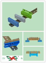 Earth Terminal .EARTH CONNECTOR WITH DIN RAIL H TYPE HOLDER