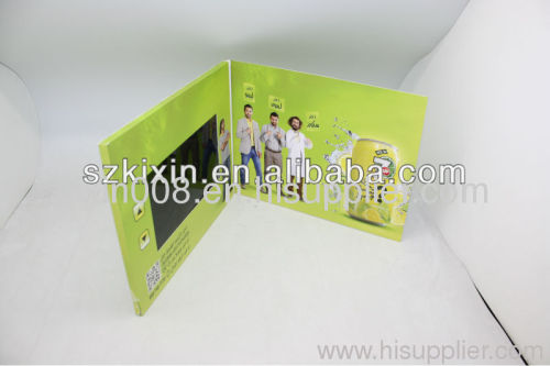 10.1 inch video in a card /Video greeting brochure