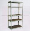 Steel shelf with 5 MDF plates