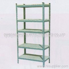 Steel shelf with 5 MDF plates