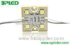 White 12V 4 led module IP 67 , rgb power led module for light box