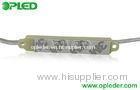 IP67 Plastic Waterproof LED Modules , 3 chips 3528 smd led module for signs