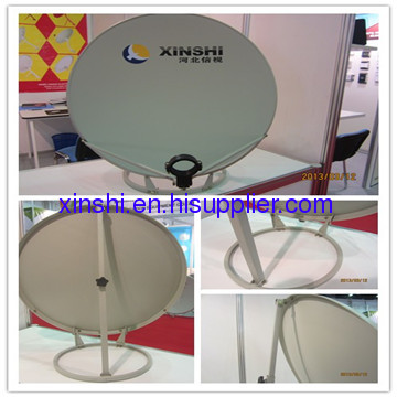 ku 80cm parabolic satellite TV antenna