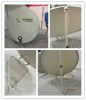 Ku75x83cm triangular base dish antenna satellite